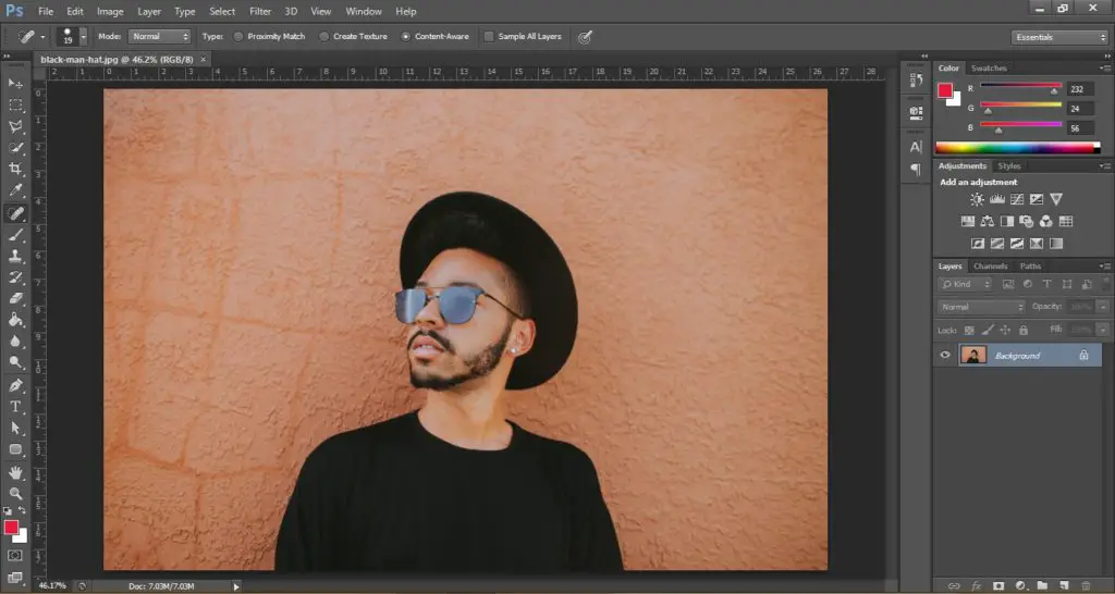 How to Add White Background to Photo