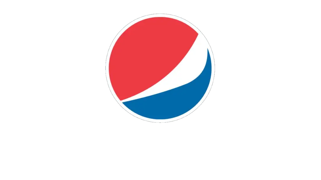 Pepsi logo with transparent background