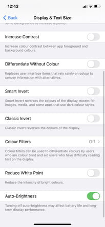 apple iphone smart and classic invert colors