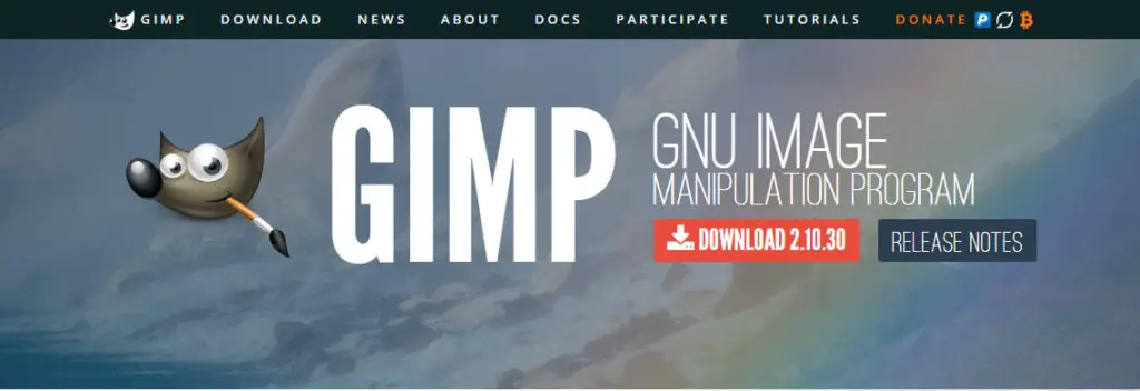 GIMP gnu image manipulation program photoshop alternative