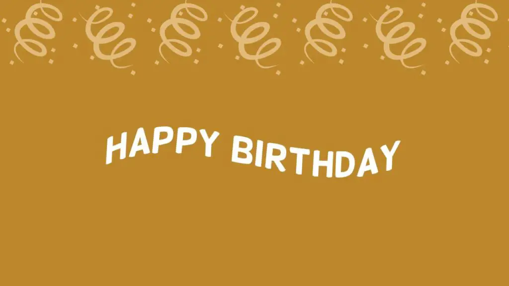 warped happy birthday text in free online editor